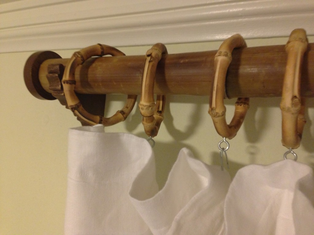 Bamboo Curtain Rods in Curtain