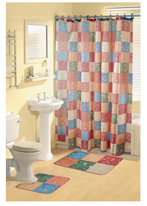 Bathroom Sets With Shower Curtain in Curtain