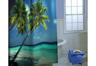 500x500px Beach Shower Curtains Picture in Curtain