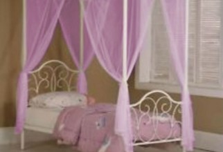 500x500px Bed Canopy Curtains Picture in Curtain