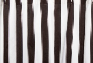 800x800px Black And White Striped Shower Curtain Picture in Curtain