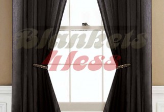 800x1153px Black Sheer Curtains Picture in Curtain