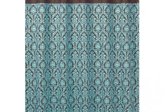 550x550px Blue And Brown Shower Curtain Picture in Curtain