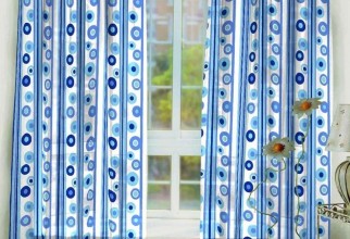 950x1137px Blue And White Curtains Picture in Curtain