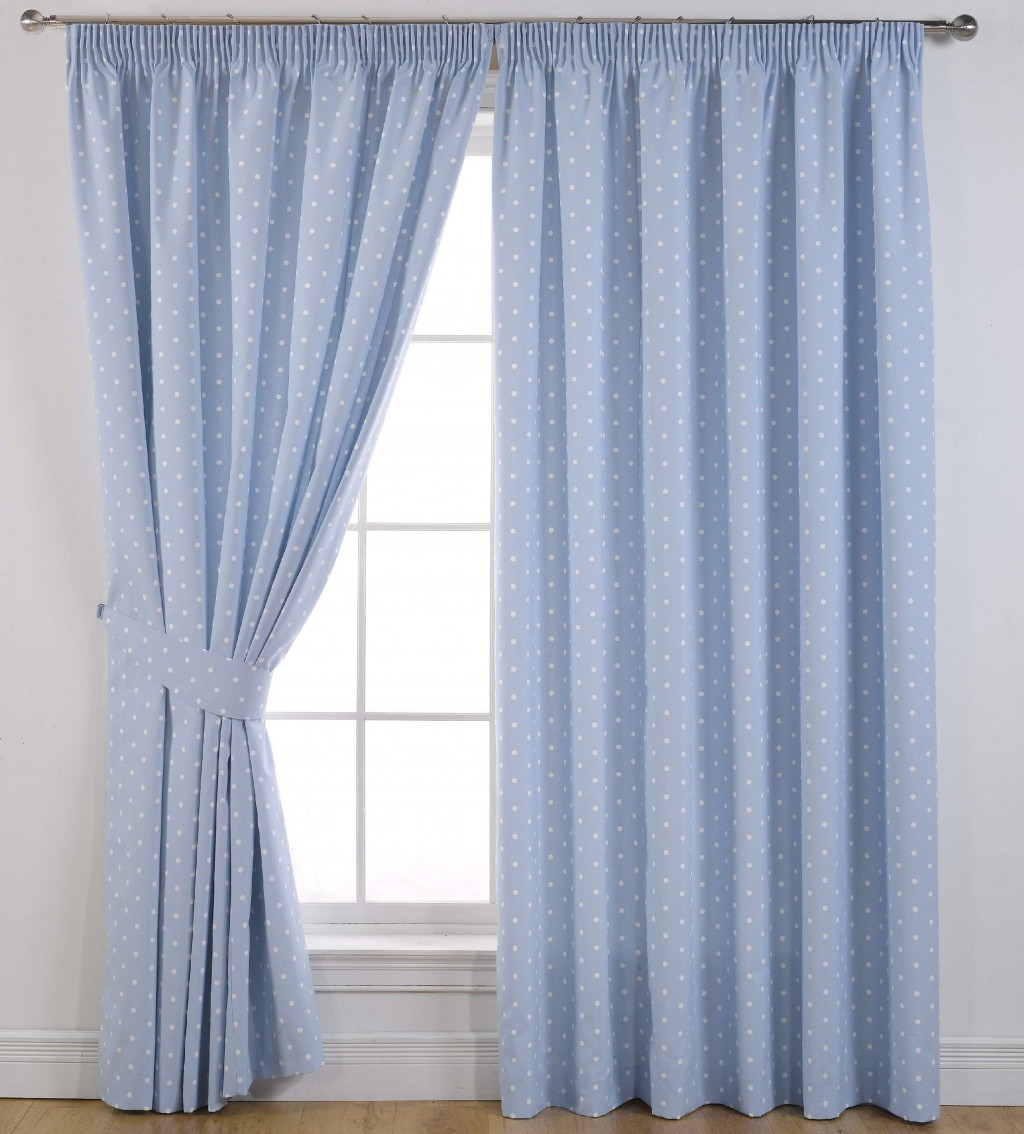 Blue Curtain in Curtain