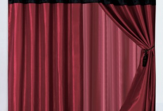 800x848px Burgundy Curtains Picture in Curtain