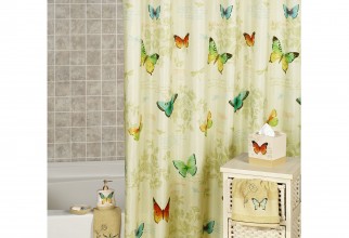 2000x2000px Butterfly Shower Curtain Picture in Curtain