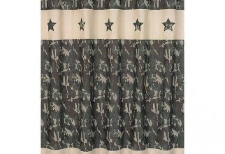 550x550px Camo Shower Curtain Picture in Curtain