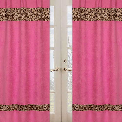 Cheetah Curtains in Curtain