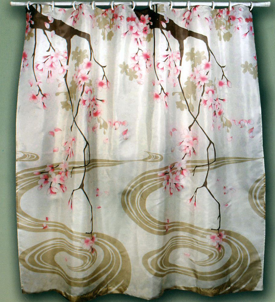 Cherry Blossom Shower Curtain in Curtain