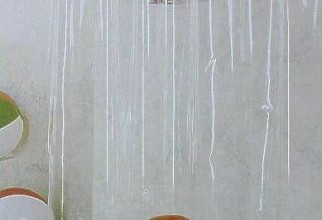 389x561px Clear Shower Curtain Picture in Curtain