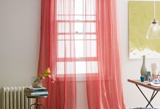 640x640px Coral Colored Curtains Picture in Curtain