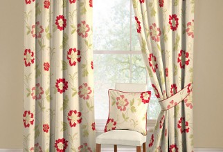 400x500px Coral Curtains Picture in Curtain