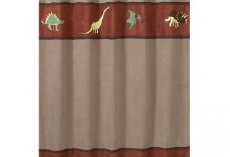 550x550px Dinosaur Shower Curtain Picture in Curtain