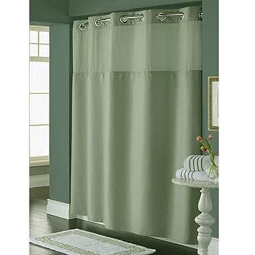 Fabric Shower Curtain Liner in Curtain