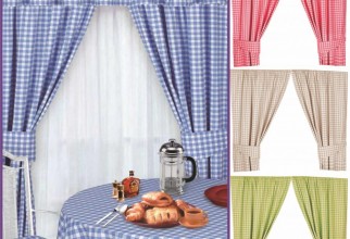 1024x928px Gingham Curtains Picture in Curtain