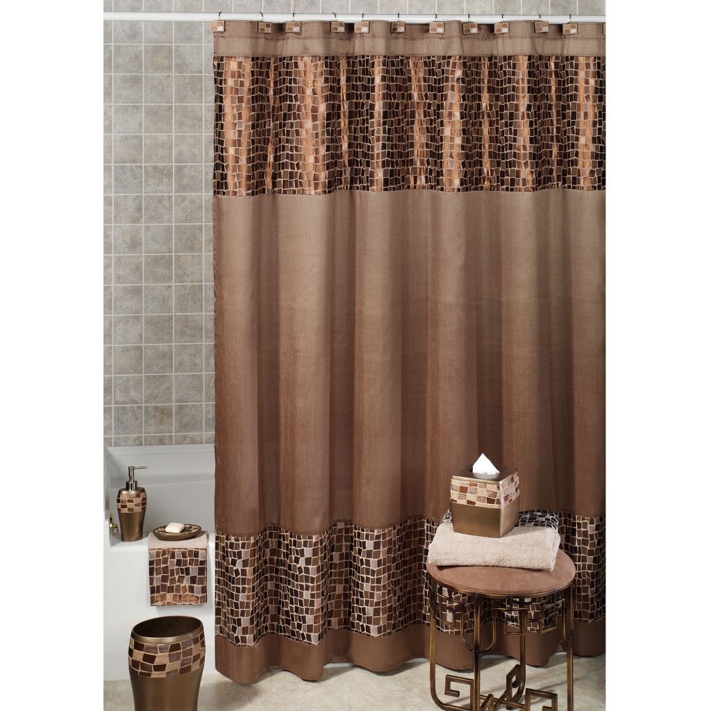 Gold Shower Curtain in Curtain