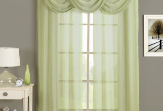 800x800px Green Curtain Panels Picture in Curtain