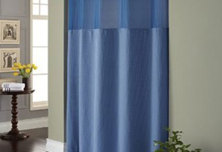 500x500px Hookless Fabric Shower Curtain Picture in Curtain