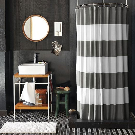Horizontal Stripe Curtains in Curtain
