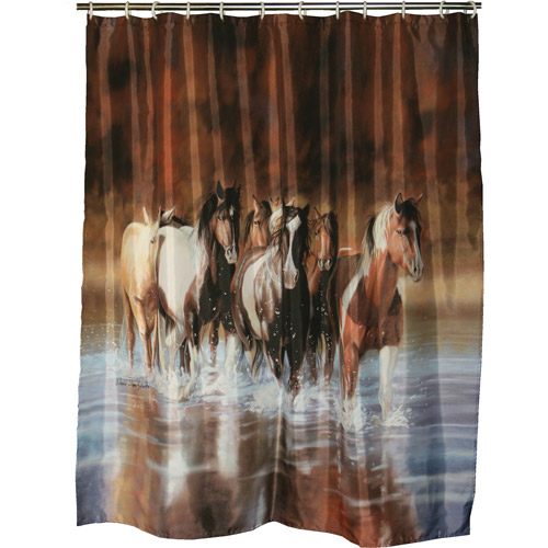 Horse Shower Curtain in Curtain