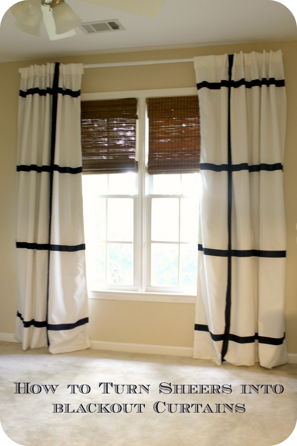 How To Make Blackout Curtains in Curtain