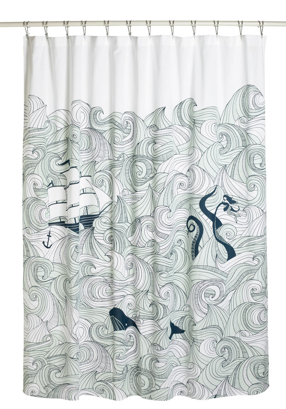 Kraken Shower Curtain in Curtain