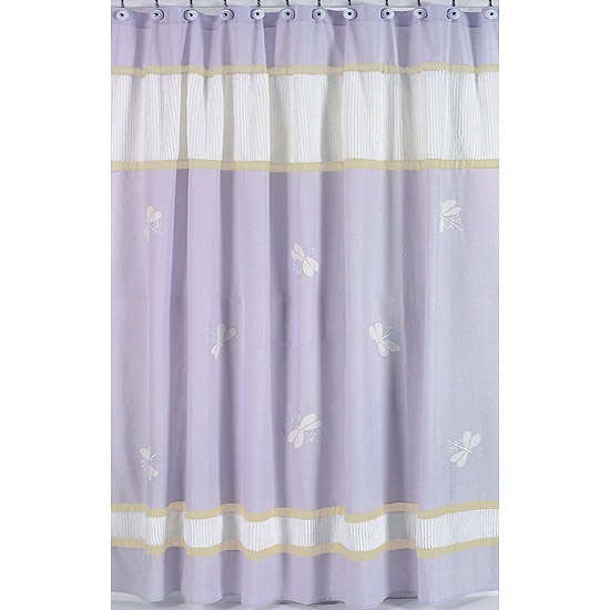 Lavender Shower Curtain in Curtain