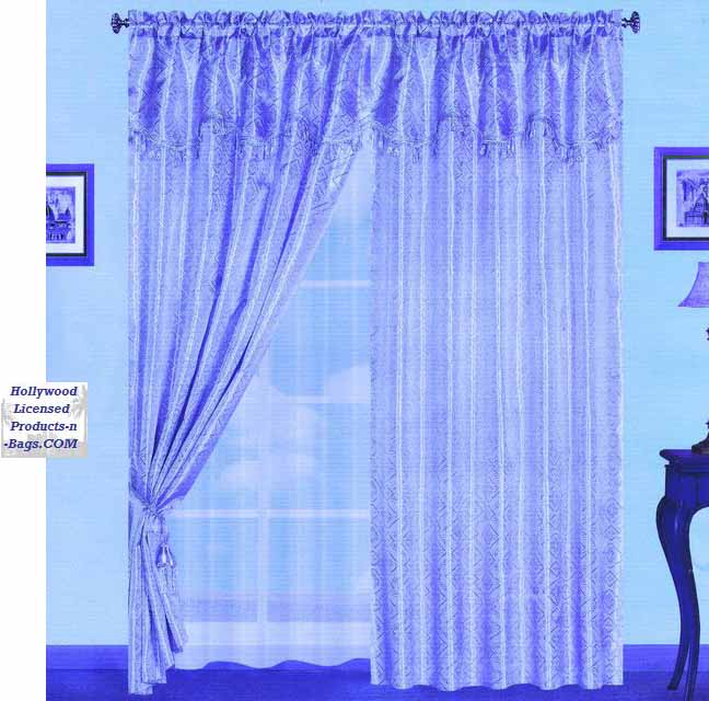 Light Blue Curtains in Curtain