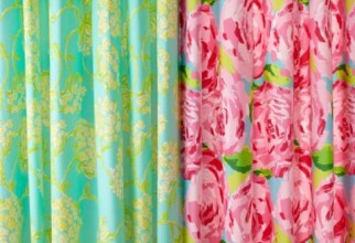 480x600px Lilly Pulitzer Shower Curtain Picture in Curtain