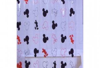 1095x1095px Mickey Mouse Shower Curtain Picture in Curtain