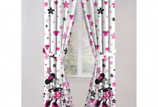 500x500px Minnie Mouse Curtains Picture in Curtain