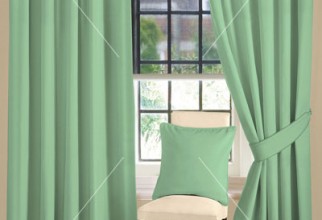 400x500px Mint Green Curtains Picture in Curtain