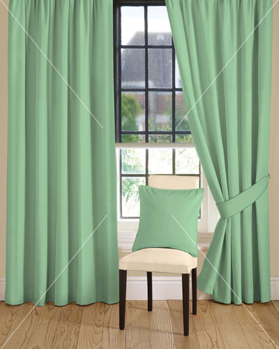 Mint Green Curtains in Curtain