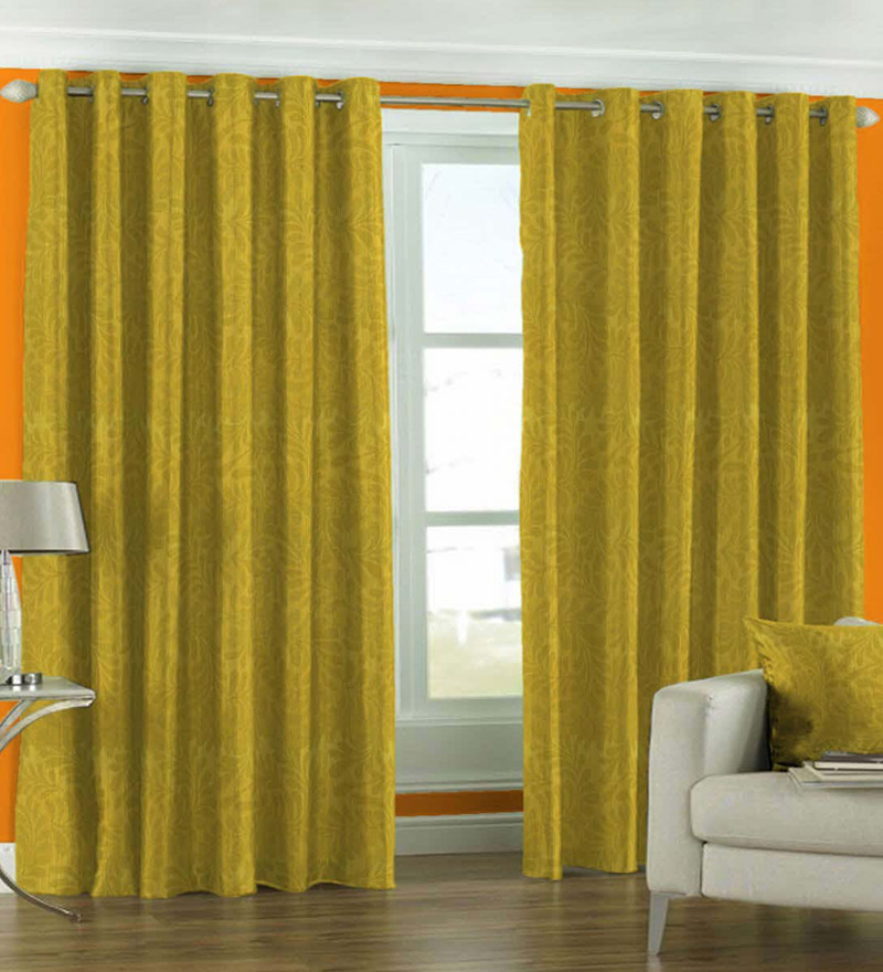 Mustard Yellow Curtains in Curtain