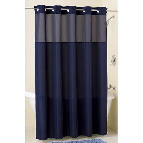Navy Shower Curtain in Curtain