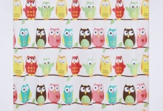 397x500px Owl Shower Curtain Picture in Curtain