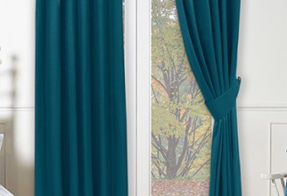 375x500px Peacock Curtains Picture in Curtain