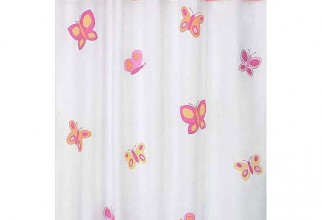 550x550px Pink Shower Curtain Picture in Curtain