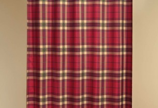 897x897px Plaid Shower Curtain Picture in Curtain