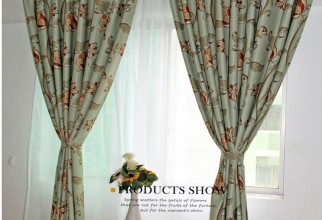 743x743px Printed Curtains Picture in Curtain
