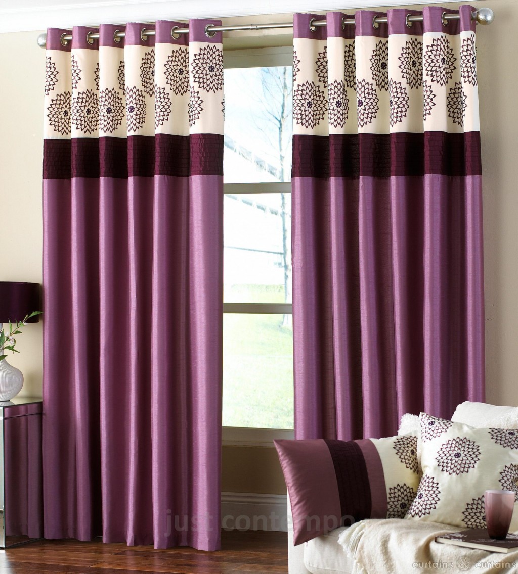 Purple Curtains in Curtain
