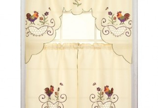 500x500px Rooster Curtains Picture in Curtain