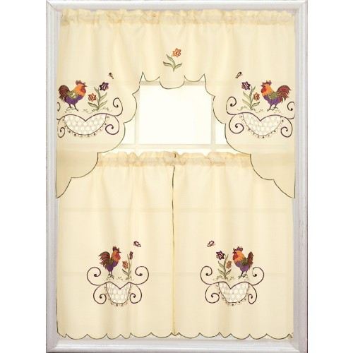 Rooster Curtains in Curtain