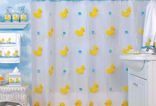 442x522px Rubber Duck Shower Curtain Picture in Curtain