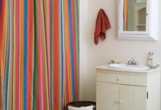 550x550px Shower Curtains Extra Long Picture in Curtain