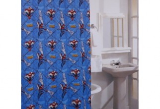 500x500px Spiderman Shower Curtain Picture in Curtain