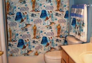525x639px Star Wars Shower Curtain Picture in Curtain