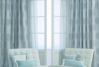 2040x2720px Tiffany Blue Curtains Picture in Living Room