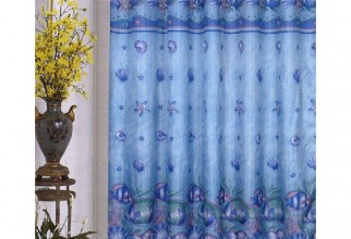 561x561px Tropical Shower Curtain Picture in Curtain